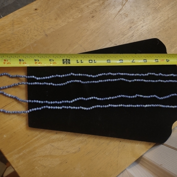 Lot of 2 beaded necklaces 17 inch - Picture 2 of 2